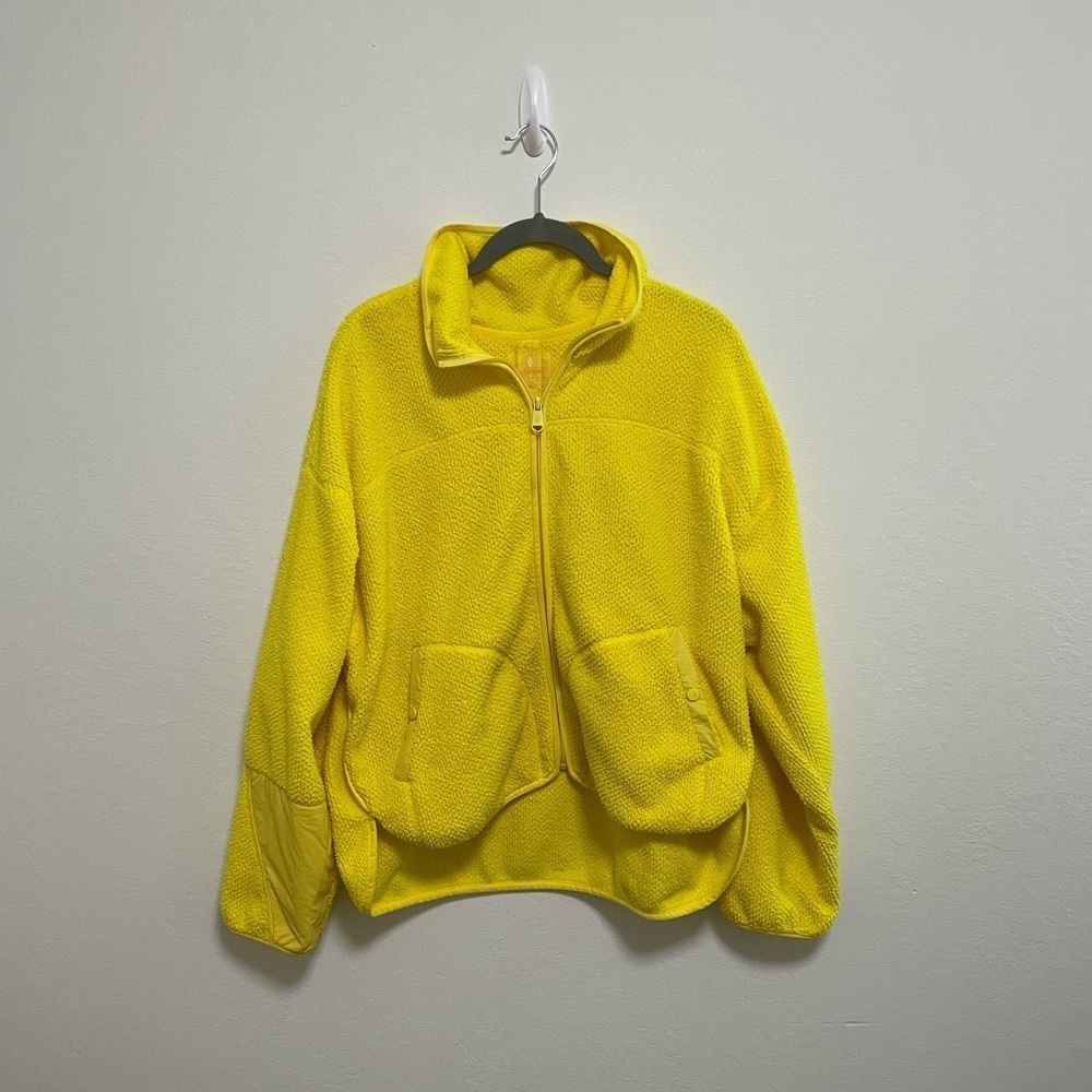 FP Movement by Free People Fleece Zip Up Jacket Size XS.